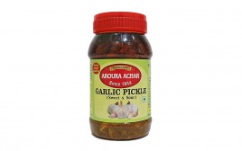 Aroura Achar Garlic Pickle (Sweet & Sour)  Plastic Jar  400 grams
